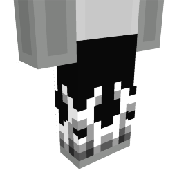 Thumbnail of the Minecraft Bedrock Marketplace product Black and White Fire Pants created by Meraki.