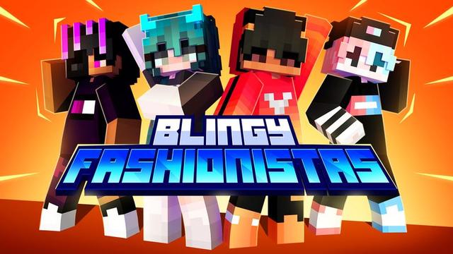 Thumbnail of the Minecraft Bedrock Marketplace product Blingy Fashionistas created by Meraki.