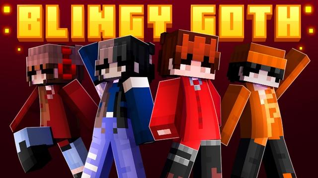 Thumbnail of the Minecraft Bedrock Marketplace product Blingy Goth created by Meraki.