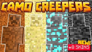 Thumbnail of the Minecraft Bedrock Marketplace product Camo Creepers created by Meraki.