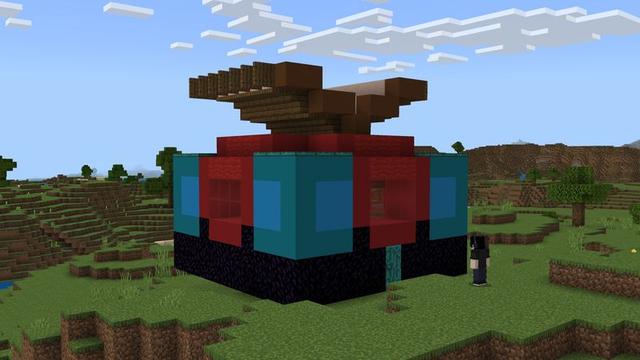 Screenshot of the Minecraft Bedrock Marketplace product Craftable Houses Add-On created by Meraki.