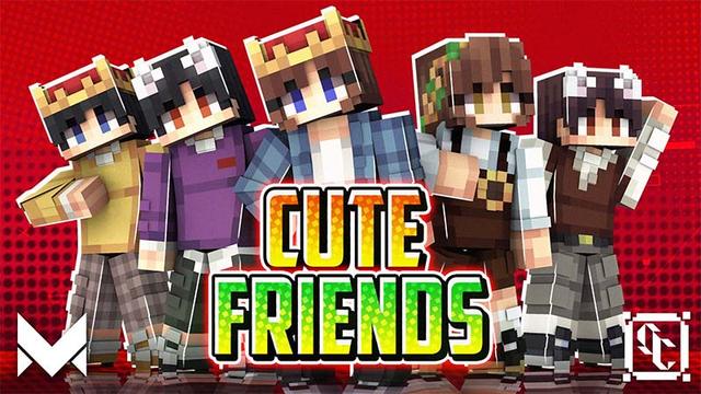 Thumbnail of the Minecraft Bedrock Marketplace product Cute Friends created by Meraki.