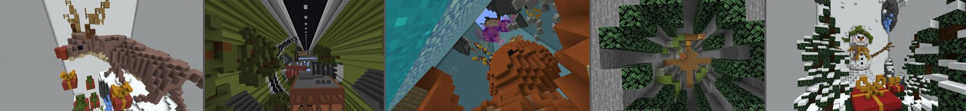 Panorama of the Minecraft Bedrock Marketplace product Dropper: Upside Down created by Meraki.
