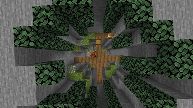 Screenshot of the Minecraft Bedrock Marketplace product Dropper: Upside Down created by Meraki.