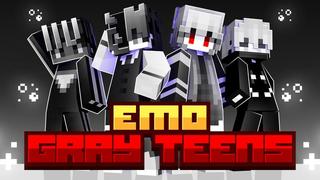 Thumbnail of the Minecraft Bedrock Marketplace product Emo Gray Teens created by Meraki.