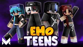 Thumbnail of the Minecraft Bedrock Marketplace product Emo Teens created by Meraki.