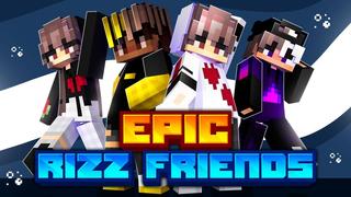 Thumbnail of the Minecraft Bedrock Marketplace product Epic Rizz Friends created by Meraki.