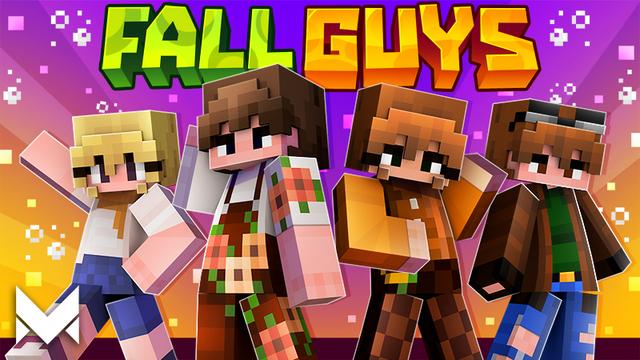 Thumbnail of the Minecraft Bedrock Marketplace product Fall Guys created by Meraki.