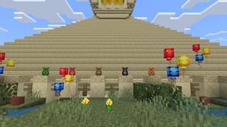 Screenshot of the Minecraft Bedrock Marketplace product Encuentra al Oso created by Meraki.