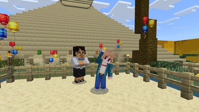 Screenshot of the Minecraft Bedrock Marketplace product Find the Bear created by Meraki.