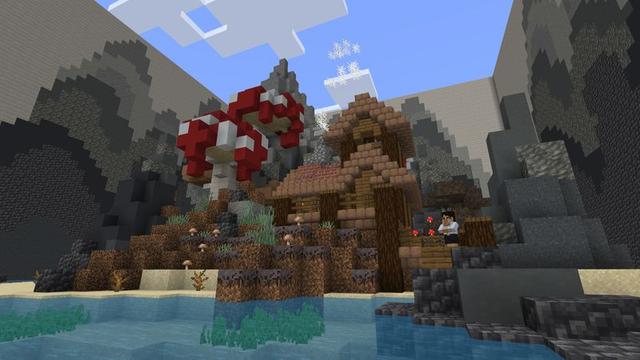 Screenshot of the Minecraft Bedrock Marketplace product Find the Bear created by Meraki.