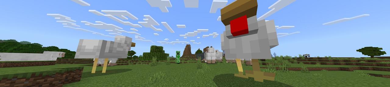 Panorama of the Minecraft Bedrock Marketplace product Giant Mobs created by Meraki.