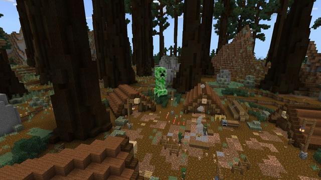 Screenshot of the Minecraft Bedrock Marketplace product Giant Mobs created by Meraki.
