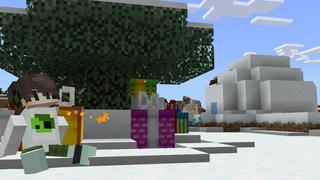 Screenshot of the Minecraft Bedrock Marketplace product Gifts Add-On created by Meraki.