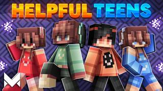 Thumbnail of the Minecraft Bedrock Marketplace product Helpful Teens created by Meraki.