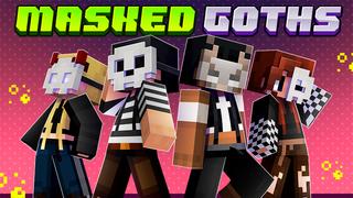 Thumbnail of the Minecraft Bedrock Marketplace product Masked Goths created by Meraki.