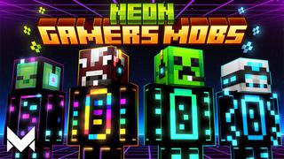 Thumbnail of the Minecraft Bedrock Marketplace product Neon Mobs Gamers created by Meraki.