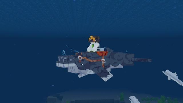 Screenshot of the Minecraft Bedrock Marketplace product Ocean Explorers Add-On created by Meraki.