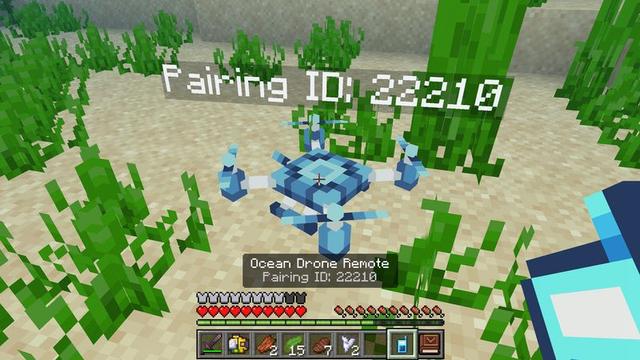 Screenshot of the Minecraft Bedrock Marketplace product Ocean Explorers Add-On created by Meraki.