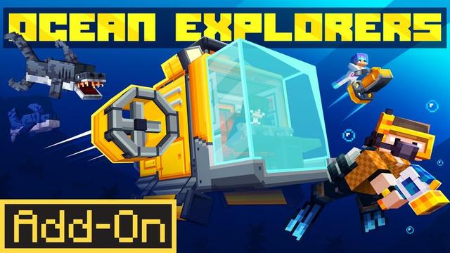 Thumbnail of the Minecraft Bedrock Marketplace product Ocean Explorers Add-On created by Meraki.
