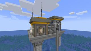 Screenshot of the Minecraft Bedrock Marketplace product Oil Ocean Survival created by Meraki.