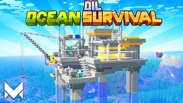 Thumbnail of the Minecraft Bedrock Marketplace product Oil Ocean Survival created by Meraki.