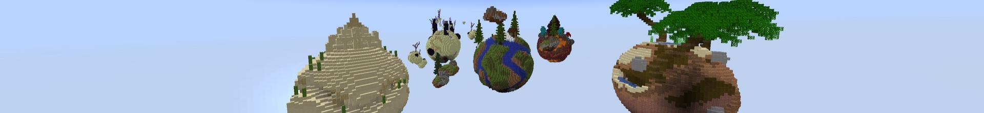 Panorama of the Minecraft Bedrock Marketplace product Planet Survival created by Meraki.