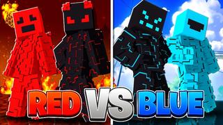 Thumbnail of the Minecraft Bedrock Marketplace product Red vs Blue created by Meraki.