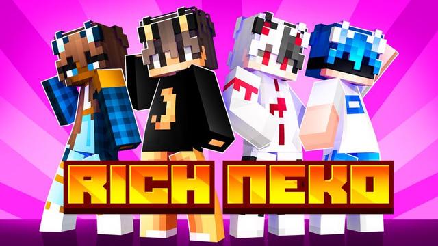 Thumbnail of the Minecraft Bedrock Marketplace product Rich Neko created by Meraki.