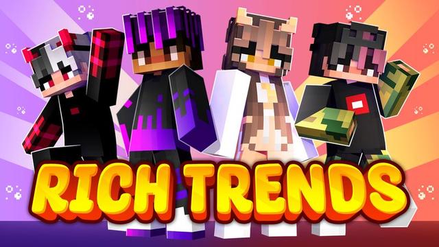 Thumbnail of the Minecraft Bedrock Marketplace product Rich Trends created by Meraki.