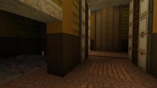 Screenshot of the Minecraft Bedrock Marketplace product Secret Backrooms House created by Meraki.