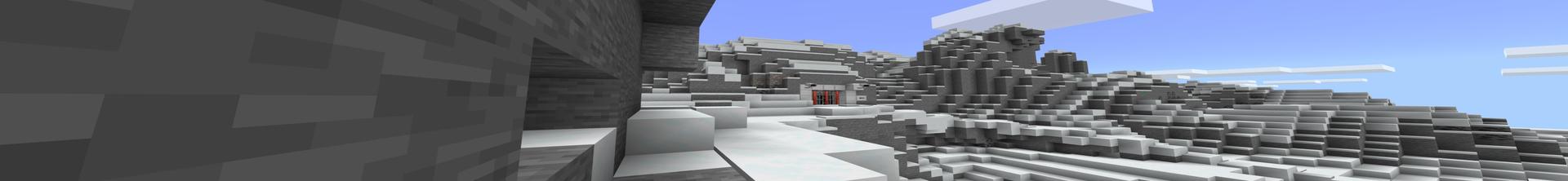 Panorama of the Minecraft Bedrock Marketplace product Secret Base created by Meraki.