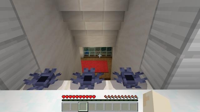 Screenshot of the Minecraft Bedrock Marketplace product Secret Base created by Meraki.