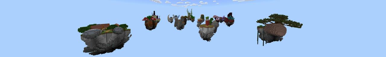 Panorama of the Minecraft Bedrock Marketplace product Skyblock: Original created by Meraki.