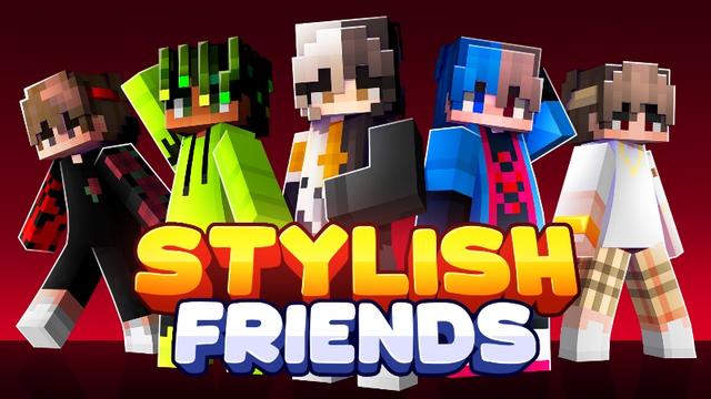 Thumbnail of the Minecraft Bedrock Marketplace product Stylish Friends created by Meraki.