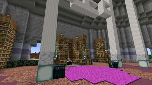 Screenshot of the Minecraft Bedrock Marketplace product TNT Tower created by Meraki.