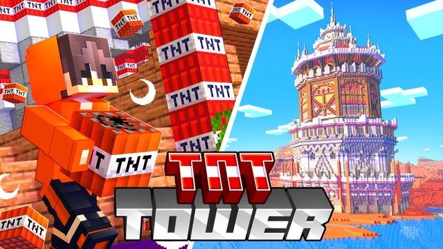 Thumbnail of the Minecraft Bedrock Marketplace product TNT Tower created by Meraki.