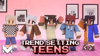 Thumbnail of the Minecraft Bedrock Marketplace product Trend Setting Teens created by Meraki.
