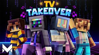 Thumbnail of the Minecraft Bedrock Marketplace product TV Takeover created by Meraki.