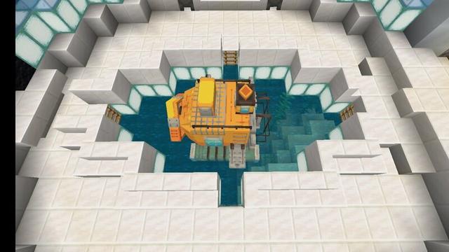 Screenshot of the Minecraft Bedrock Marketplace product Underwater Bunker created by Meraki.