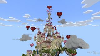 Screenshot of the Minecraft Bedrock Marketplace product Valentine Parkour created by Meraki.