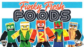 Thumbnail of the Minecraft Bedrock Marketplace product Funky Fresh Foods created by Mike Gaboury.