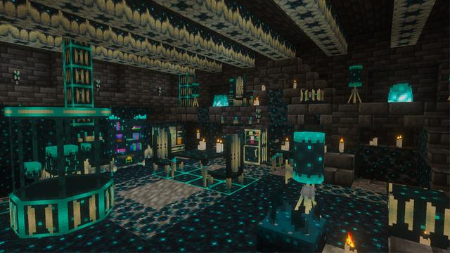 Screenshot of the Minecraft Bedrock Marketplace product Cursed Furniture created by Mimic.