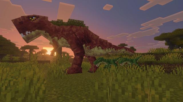Screenshot of the Minecraft Bedrock Marketplace product Dinosaurs Expansion created by Mimic.
