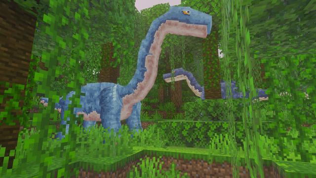 Screenshot of the Minecraft Bedrock Marketplace product Dinosaurs Expansion created by Mimic.