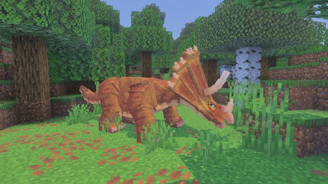 Screenshot of the Minecraft Bedrock Marketplace product Dinosaurs Expansion created by Mimic.