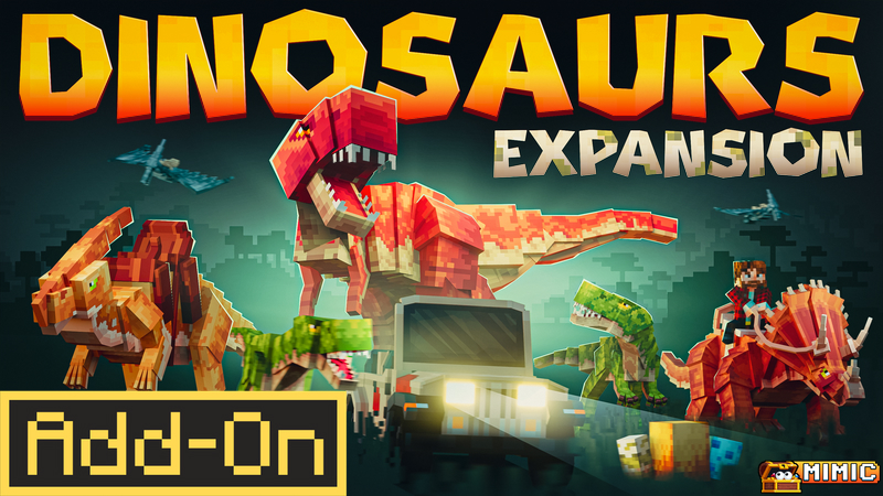 Thumbnail of the Minecraft Bedrock Marketplace product Expansão dos Dinossauros created by Mimic.