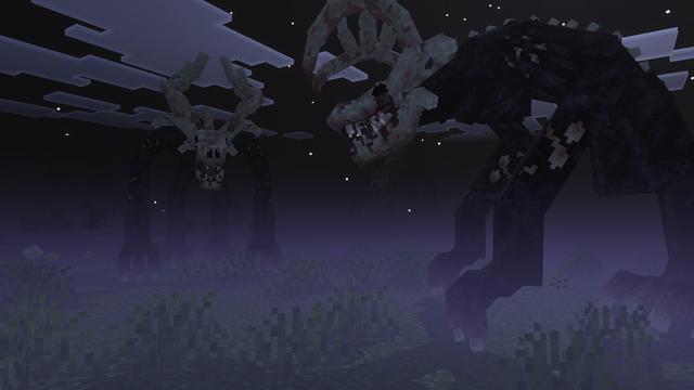 Screenshot of the Minecraft Bedrock Marketplace product Mistwalkers created by Mimic.