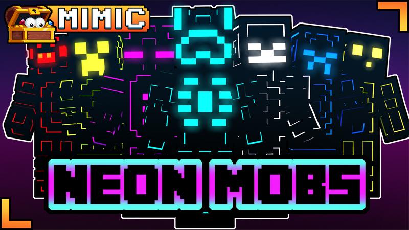 Neon Mobs by Mimic | CHUNK - Minecraft Bedrock Marketplace Explorer
