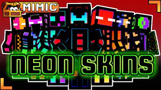 Thumbnail of the Minecraft Bedrock Marketplace product Neon Skins created by Mimic.